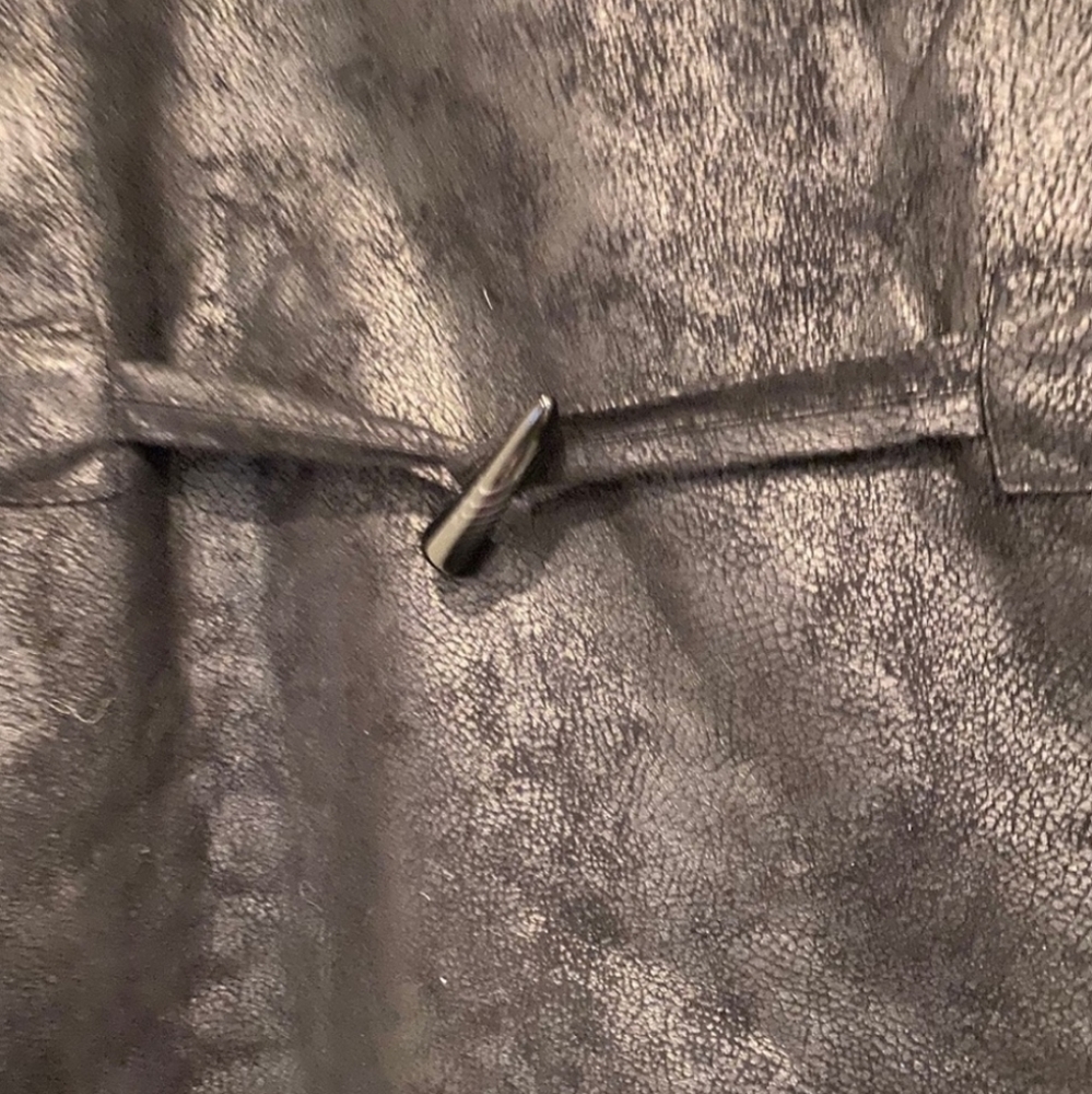 Akira Faux Suede Sherpa Sweater Jacket - Picture 4 of 4